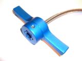 Nitrous Line Wing Nut  --BLUE--