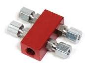 Red Distribution Block for Direct Port kits